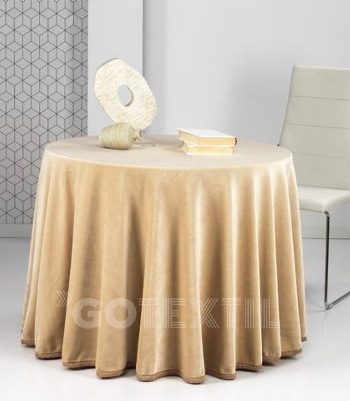 Conjunto mesa camilla redonda con falda 12 tablas más tarim