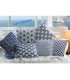 GOTEXTIL Pack 6 Fundas de cojín 7420 Azul 45x45cm Ideal Textil