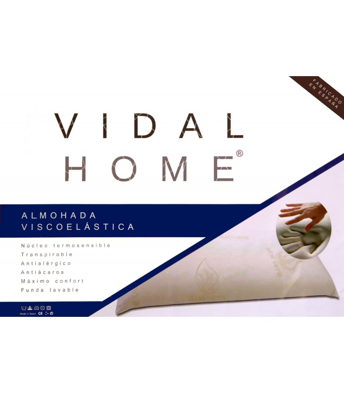 GOTEXTIL | Almohada de Viaje Viscoelástica Aloe Vera