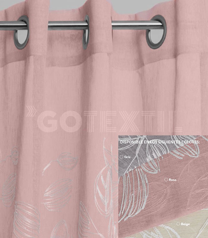 GOTEXTIL | Cortina confeccionada con Ollaos 91297 BH TEXTIL 145x260cm