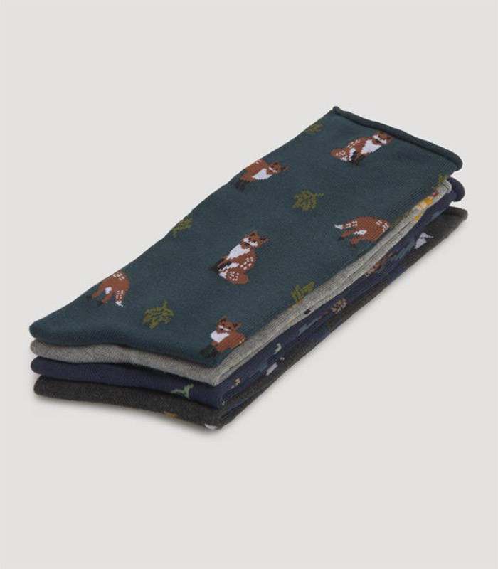 GOTEXTIL | PACK 4 CALCETINES ESTAMPADOS HOMBRE 22831 YSABEL MORA