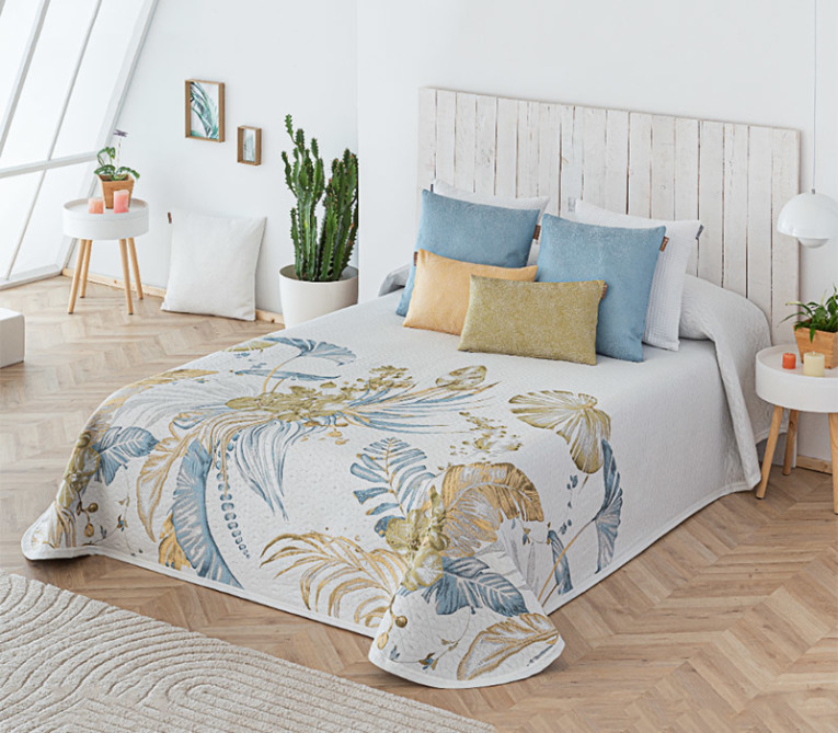 GOTEXTIL | Colcha Verano Piqué CLEOPATRA Textilia