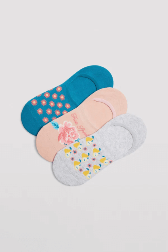 GOTEXTIL | PINKIES ESTAMPADOS INVISIBLES FREE SPIRIT 12914 PACK DE 3