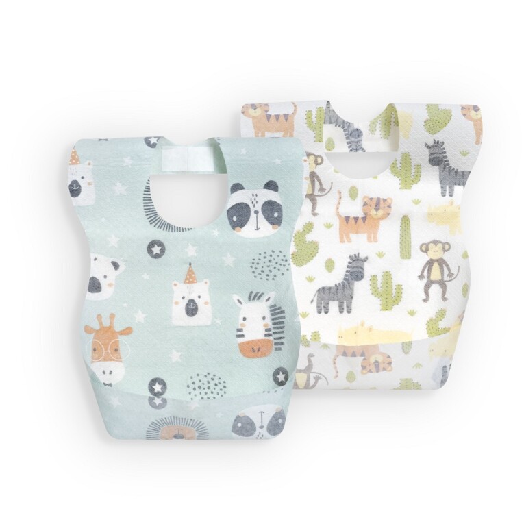 GOTEXTIL | PACK 10 BABEROS DESECHABLES E IMPERMEABLES DESE01 INTERBABY