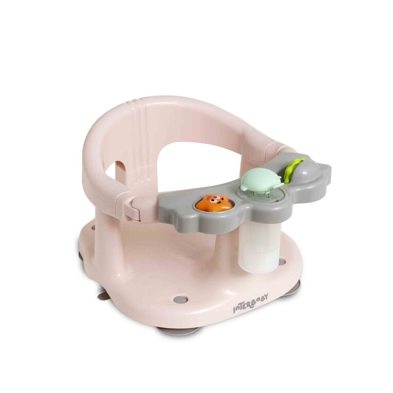 GOTEXTIL | ASIENTO DE BAÑO CON VENTOSAS ASI01-02 ROSA INTERBABY