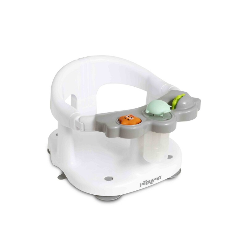 GOTEXTIL | ASIENTO DE BAÑO CON VENTOSAS ASI01-09 BLANCO INTERBABY