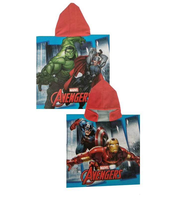 GOTEXTIL | Poncho  AVENGERS 3935 microfibra con capucha