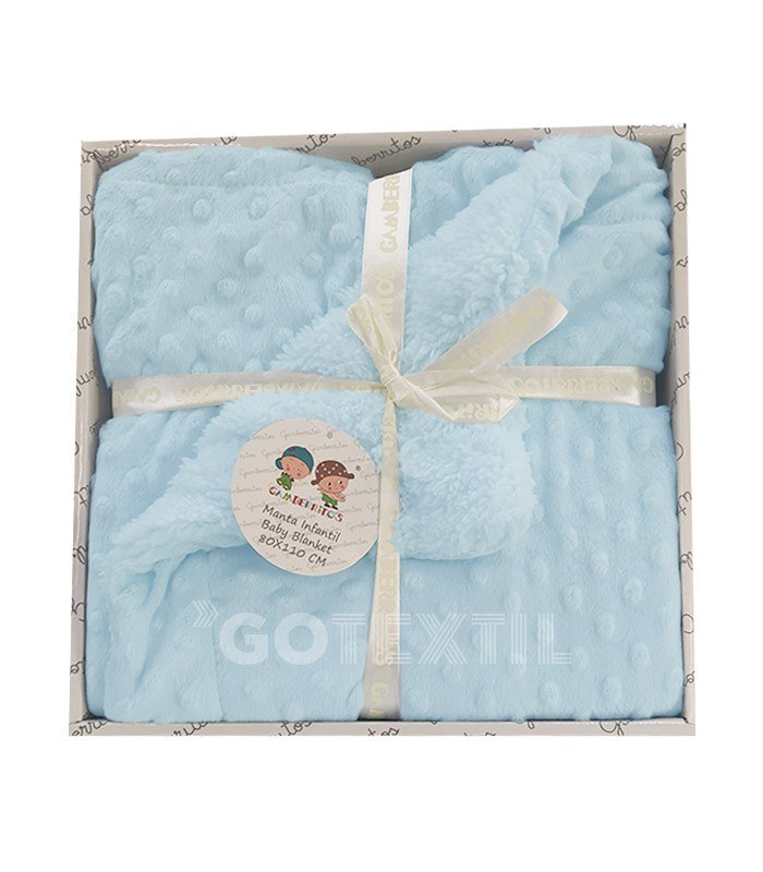 GOTEXTIL | Manta Infantil Borreguito 9387  80x110 Gamberritos