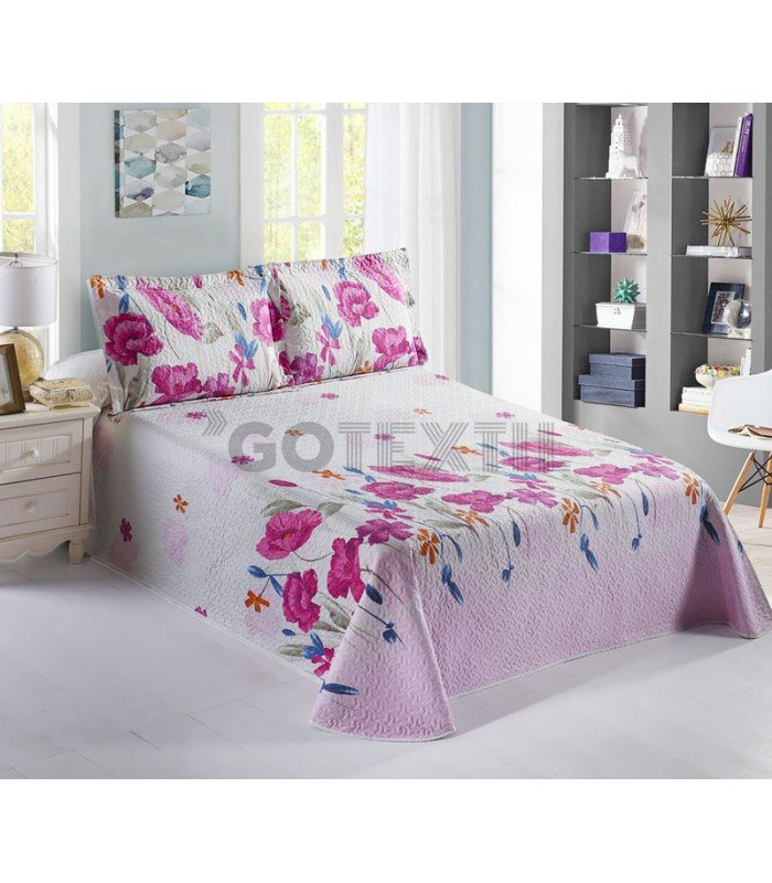 GOTEXTIL |  Colcha Bouti Estampada MACAO Verano y Entretiempo. NOVOTEXTIL