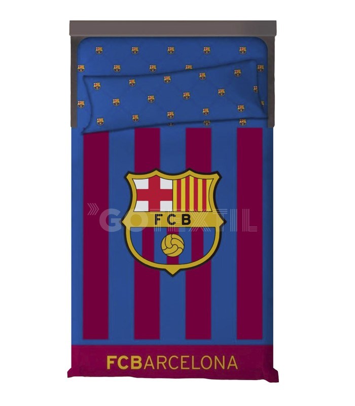 GOTEXTIL | Carbotex Juego de Sábanas F.C BARCELONA Escudo Centrado