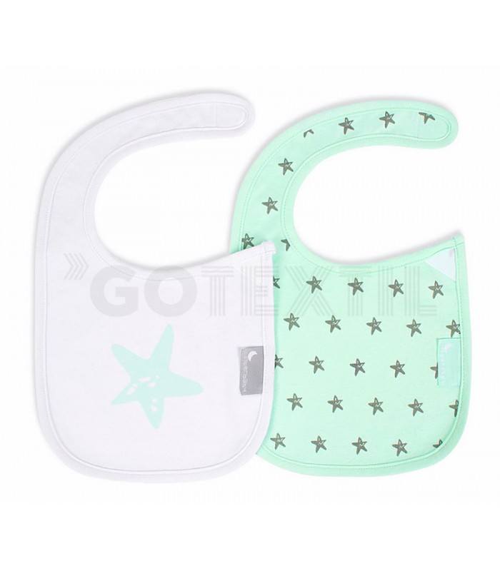 GOTEXTIL | Pack 2 BABEROS VELCRO ESTRELLA 311 INTERBABY