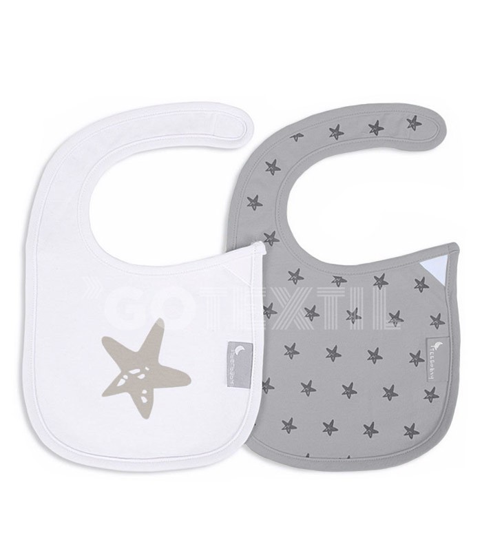 GOTEXTIL | Pack 2 BABEROS VELCRO ESTRELLA 311 INTERBABY