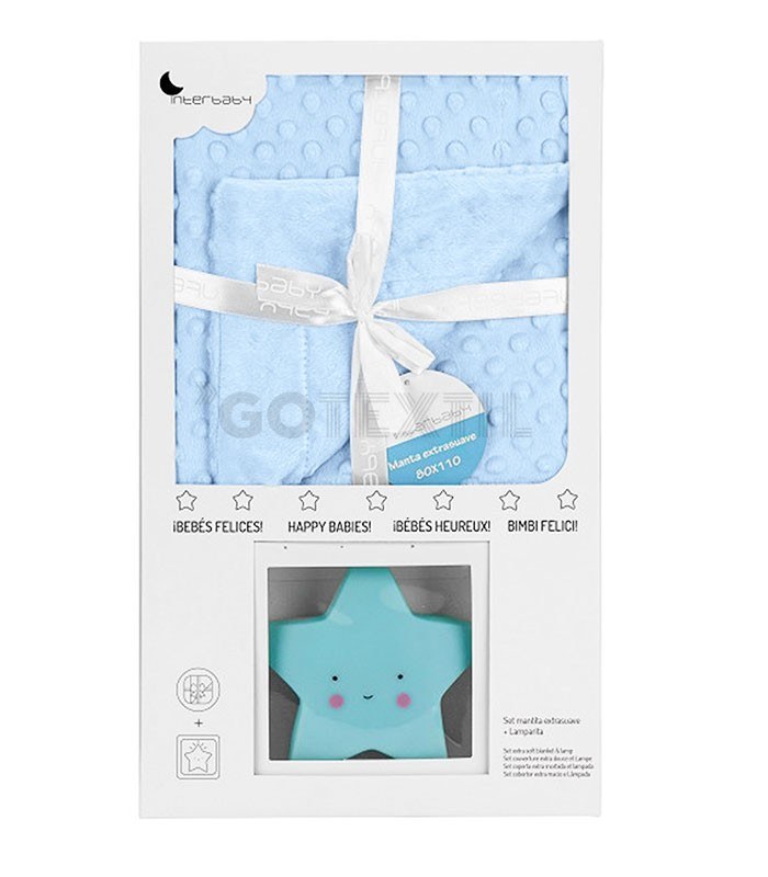 GOTEXTIL | Manta Burbuja + Lamparita modelo ESTRELLA. INTERBABY