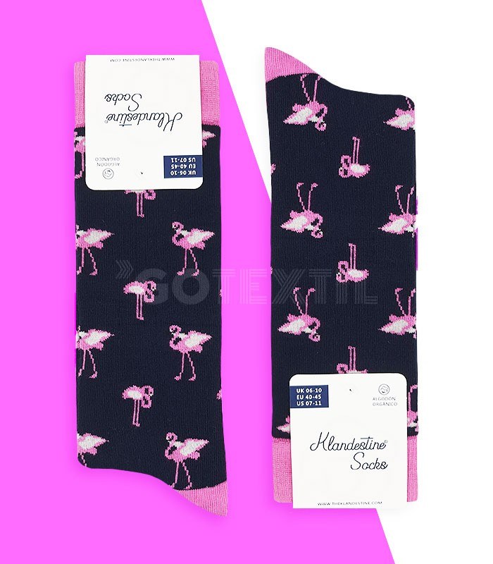 GOTEXTIL | CALCETINES FLAMINGOS. KLANDESTINE SOCKS