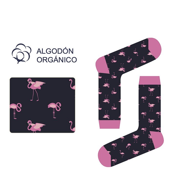 GOTEXTIL | CALCETINES FLAMINGOS. KLANDESTINE SOCKS