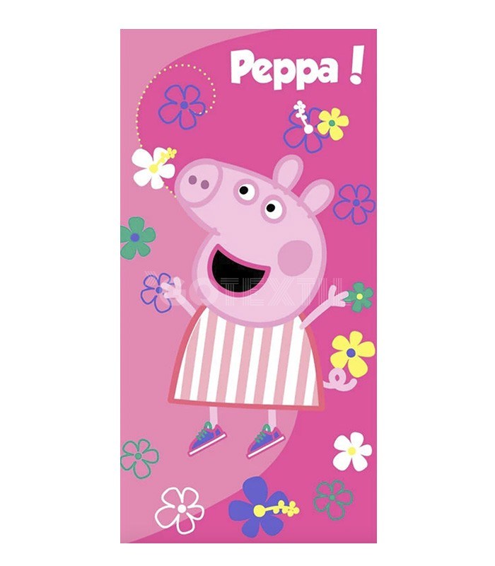 GOTEXTIL | Toalla  PEPPA PIG 761 Microfibra 70x140cm