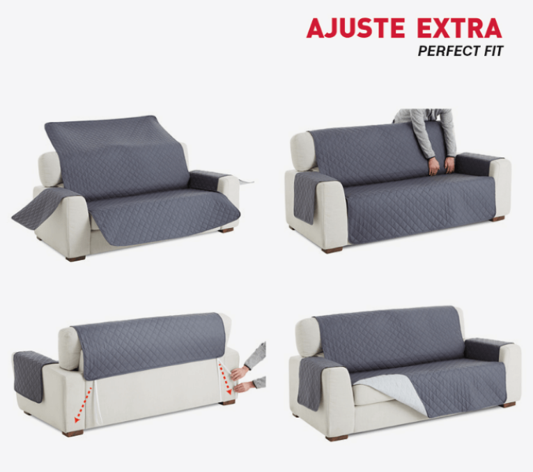 GOTEXTIL | CUBRE SOFÁ CHAISE LONGE ACOLCHADO BELMARTI