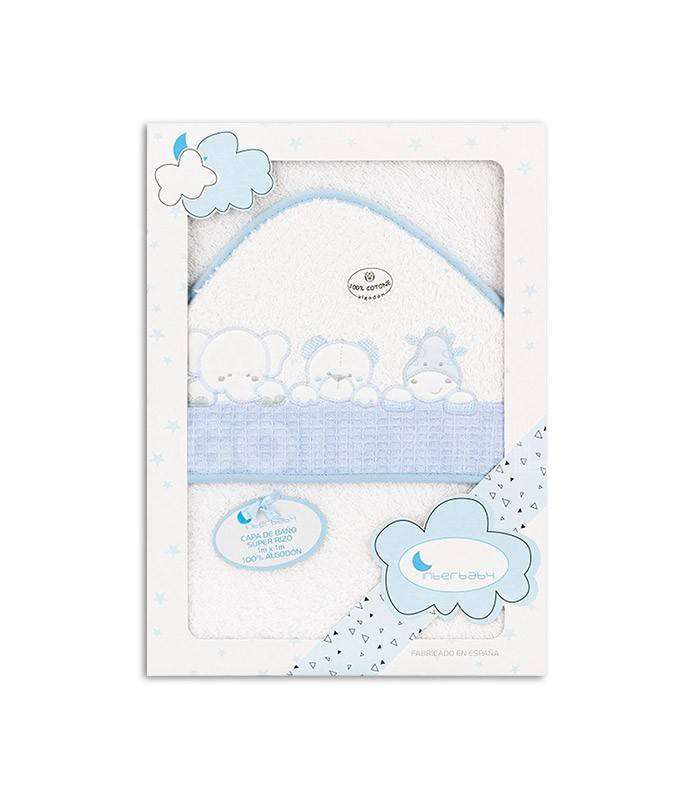 GOTEXTIL | Capa de baño THREE ANIMALS 01218 100x100cm Interbaby