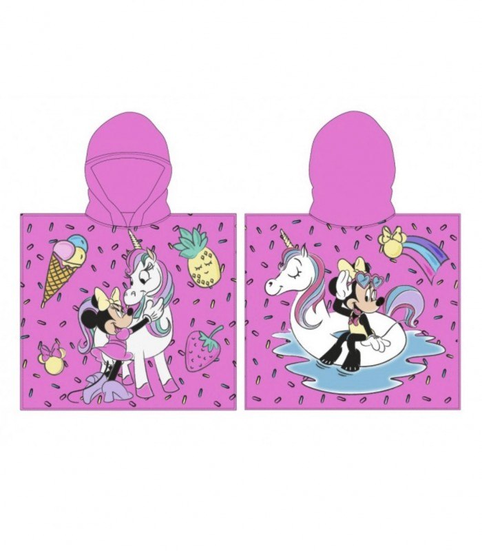 GOTEXTIL | Poncho toalla Playa MINNIE 8240 Disney 55x110cm