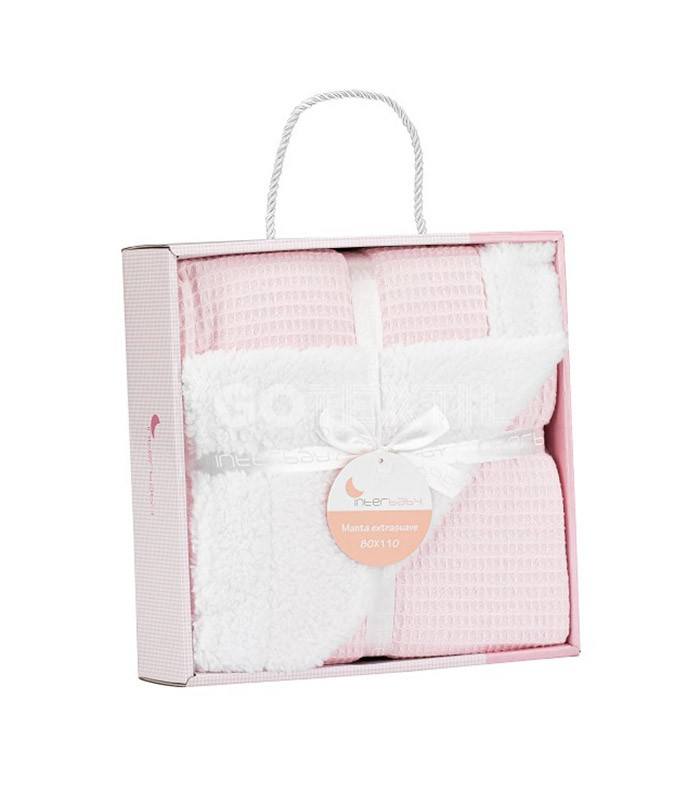 GOTEXTIL | Manta Bebe Nido Abeja Borreguillo 868 INTERBABY