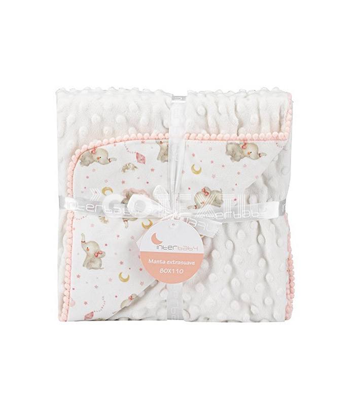 GOTEXTIL | Manta Bebe Burbuja ELEFANTE 919 INTERBABY