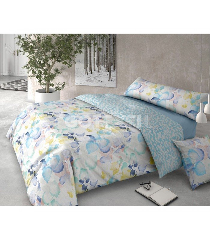 GOTEXTIL | Funda Nórdica Pierre Cardín reversible HOJARASCA cama 150cm