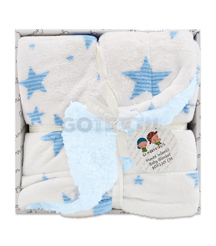 GOTEXTIL | Manta Infantil Borreguito 10597 80x110 Gamberritos