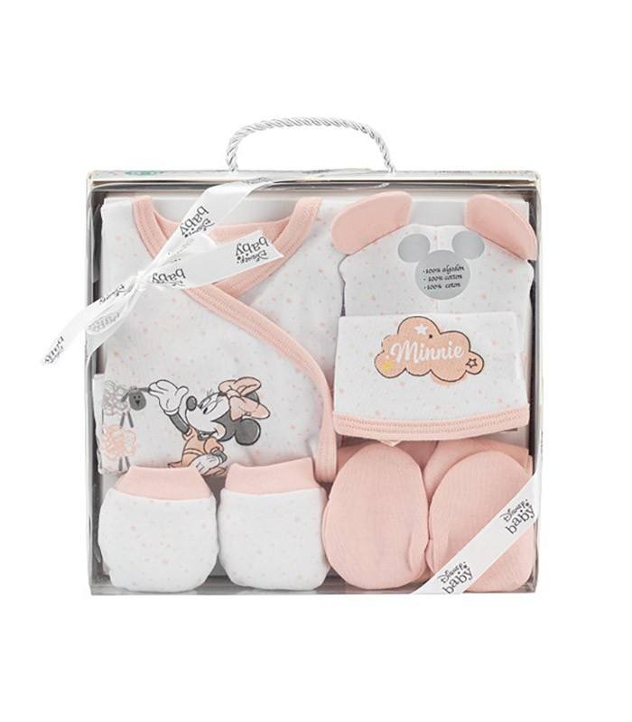 GOTEXTIL | Set Regalo bebé 5 piezas MN028 MINNIE Interbaby