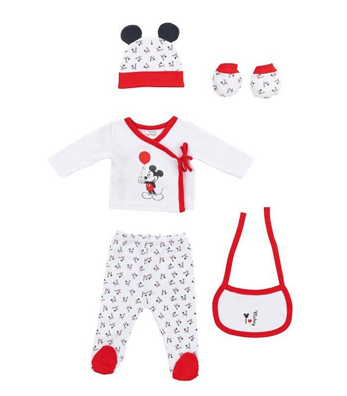 GOTEXTIL | Set Regalo bebé 5 piezas MK029 MICKEY Interbaby