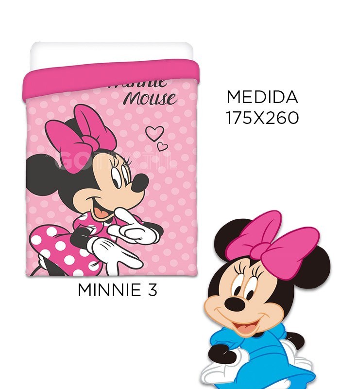 GOTEXTIL | Edredón Nórdico MINNIE 3 DISNEY