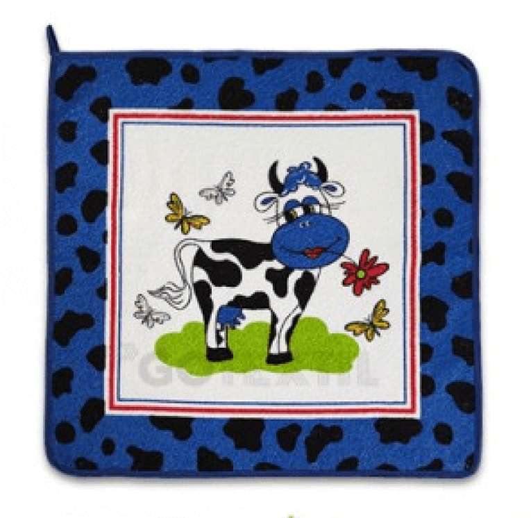 GOTEXTIL | Pack 3 Paños Cocina Rizo VACAS Acofil