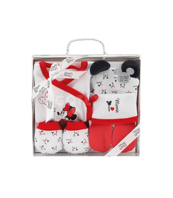 GOTEXTIL | Set Regalo bebé 5 piezas MN029 MINNIE Interbaby