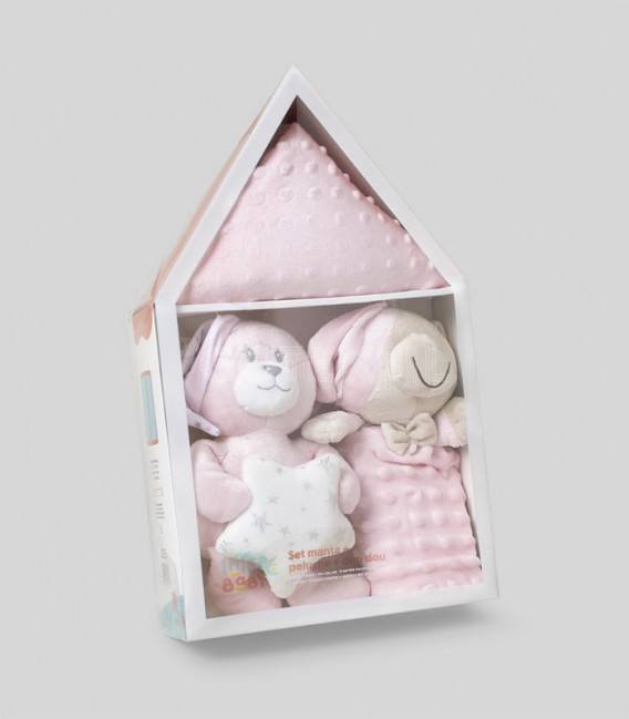 GOTEXTIL | Set Casita, Peluche, Manta y Dou Dou INTERBABY