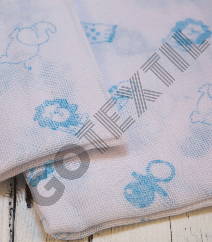 GOTEXTIL | Pack 2 Gasas de Bebé algodón Estampadas 