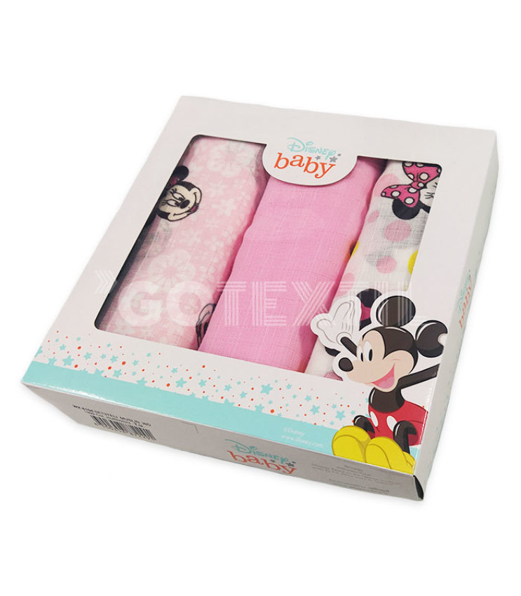 GOTEXTIL | Pack 3 Gasas Estampadas Minnie WX 6104