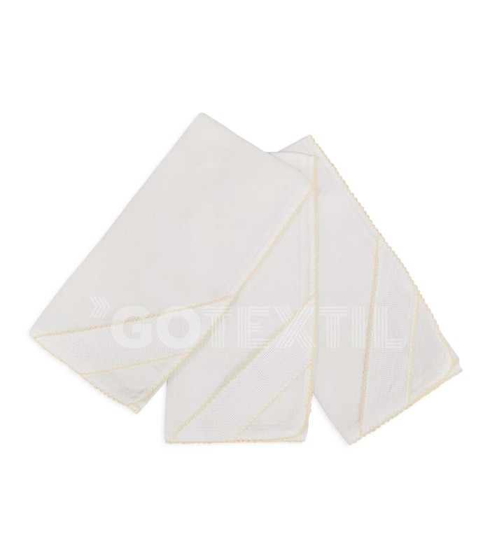 GOTEXTIL | Pack 3 Gasas bebé bordar punto de cruz