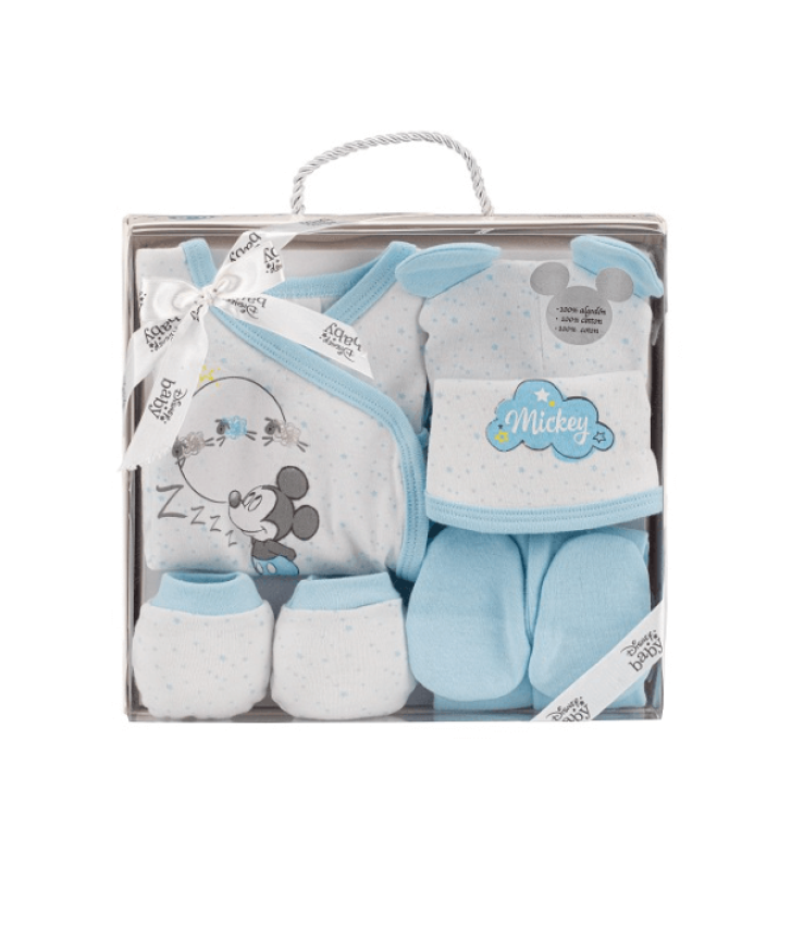 GOTEXTIL | Set Regalo bebé 5 piezas MK028 MICKEY Interbaby