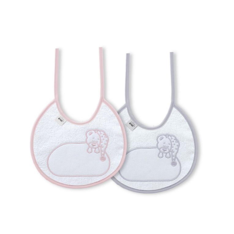 GOTEXTIL | INTERBABY | Baberos para Bordar BAB19R Pack 2