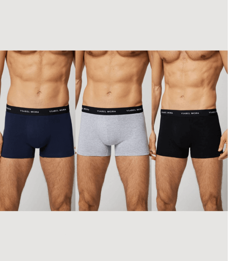 GOTEXTIL | CALZONCILLOS BÓXER HOMBRE 20158 YSABEL MORA PACK DE 3