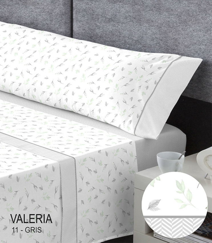 GOTEXTIL | JUEGO SABANAS VALERIA COTTON LUXE SERENA CATOTEX