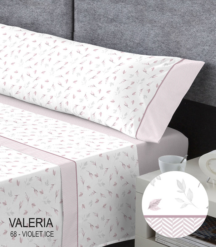 GOTEXTIL | JUEGO SABANAS VALERIA COTTON LUXE SERENA CATOTEX