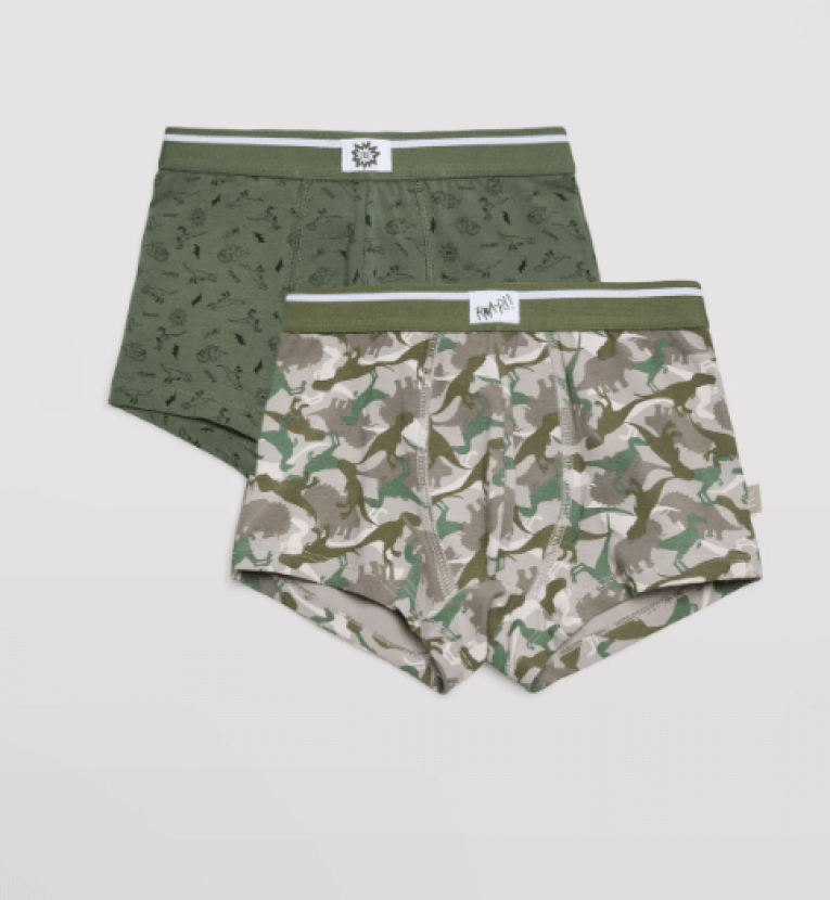 GOTEXTIL | YSABEL MORA BOXER NIÑO DINOSAURIOS 18416 PACK 2 