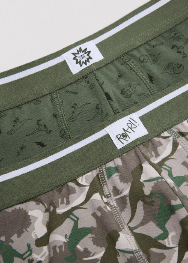 GOTEXTIL | YSABEL MORA BOXER NIÑO DINOSAURIOS 18416 PACK 2 