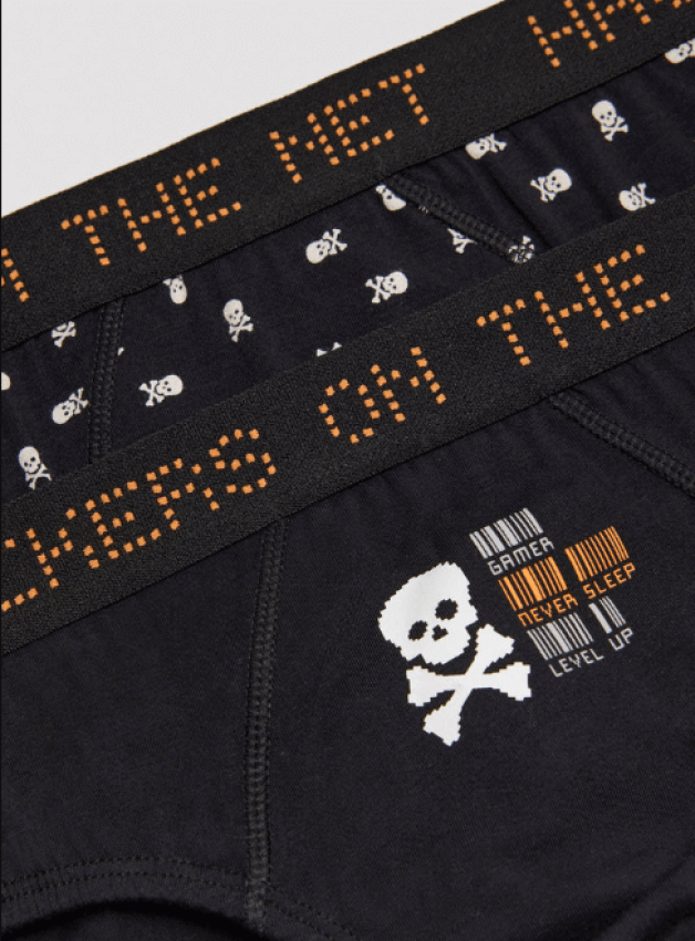 GOTEXTIL | YSABEL MORA SLIPS NIÑO CALAVERAS 18947 PACK 2 