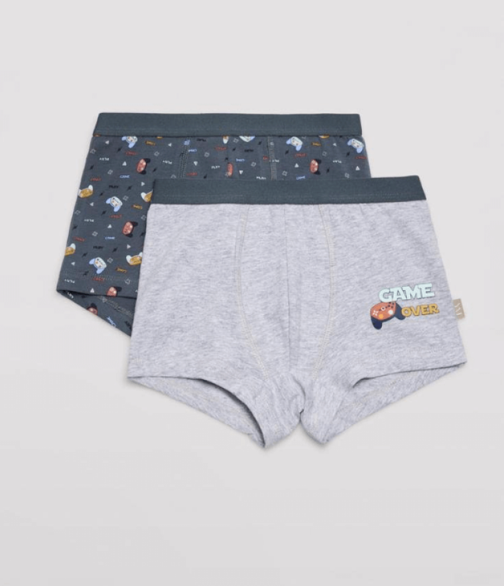 GOTEXTIL | BOXER JUVENILES ESTAMPADOS PACK 2 YSABEL MORA