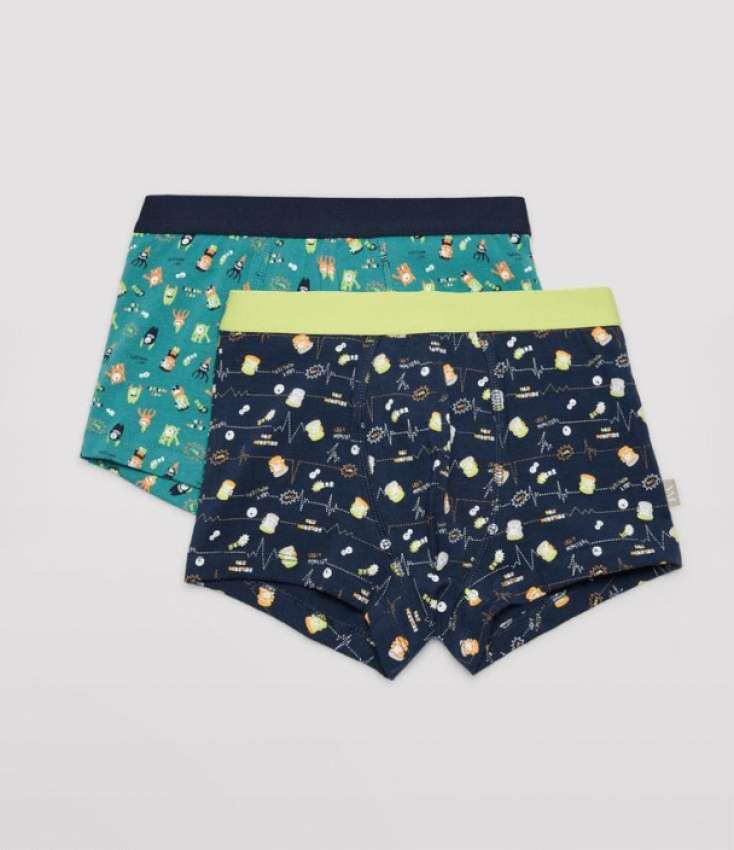 GOTEXTIL | BOXER JUVENILES ESTAMPADOS PACK 2 YSABEL MORA