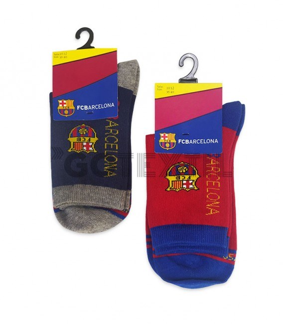 GOTEXTIL | Pack 2 Calcetines FC BARCELONA talla 35/40